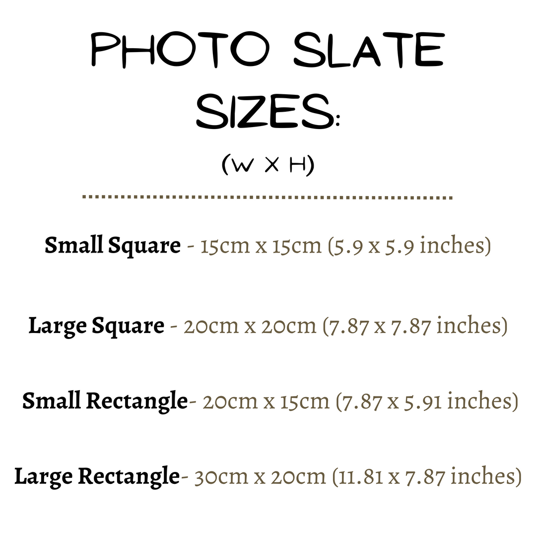 personalised photo slate