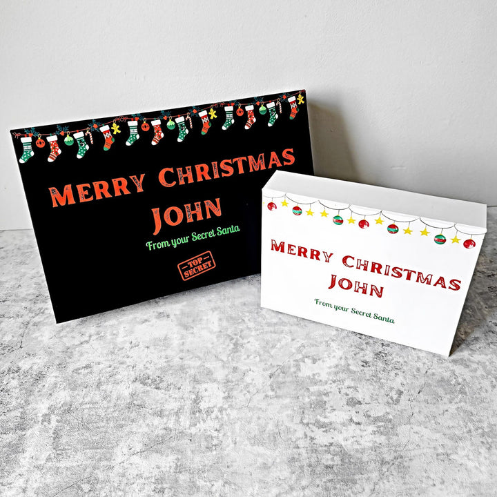 Personalised Secret Santa Gift Box