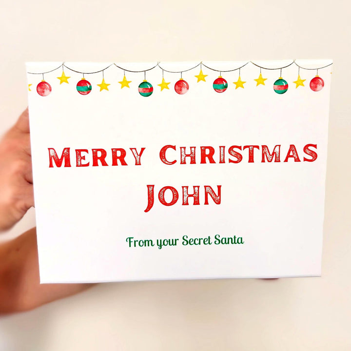 Personalised Secret Santa Gift Box