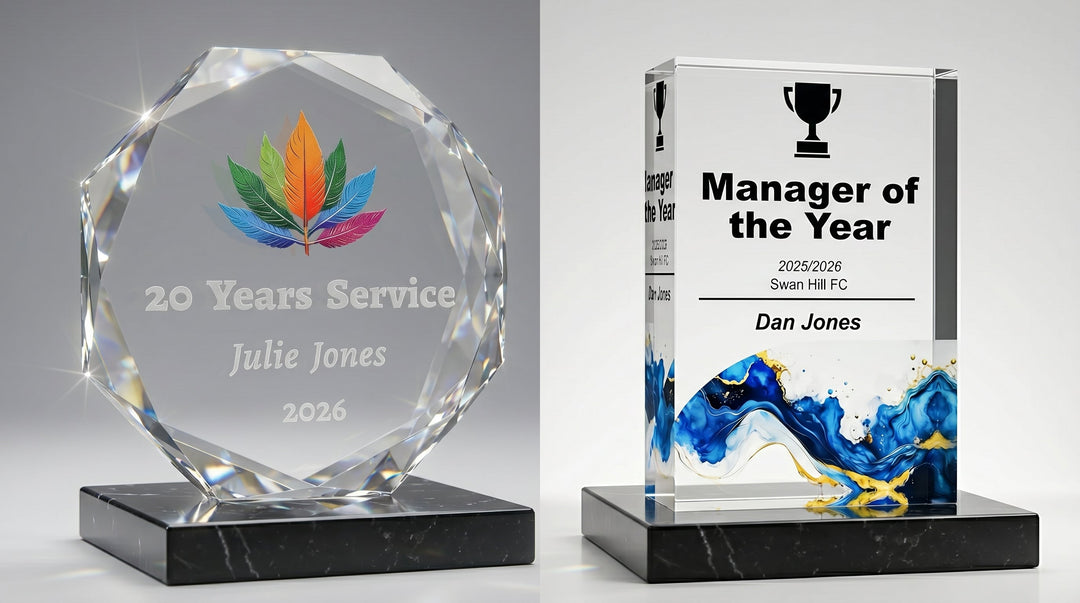 Crystal Trophies vs Acrylic Trophies: Which Should You Choose?