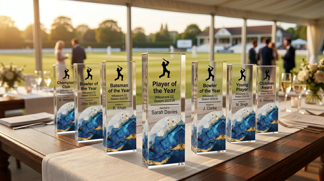 Personalised Cricket Trophies: End of Season Awards for Every Level