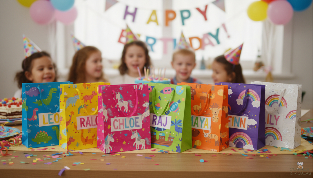 personalised birthday gift bags