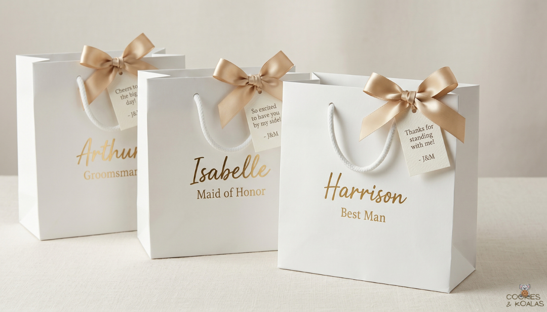 Groomsman Gift Ideas: Personalised Bags and What to Fill Them With