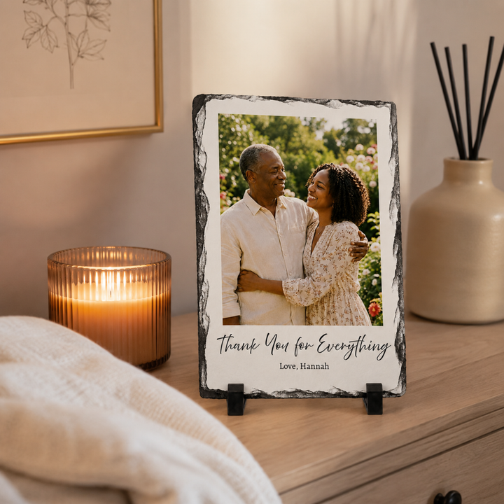 Personalised Father's Day Photo Slate