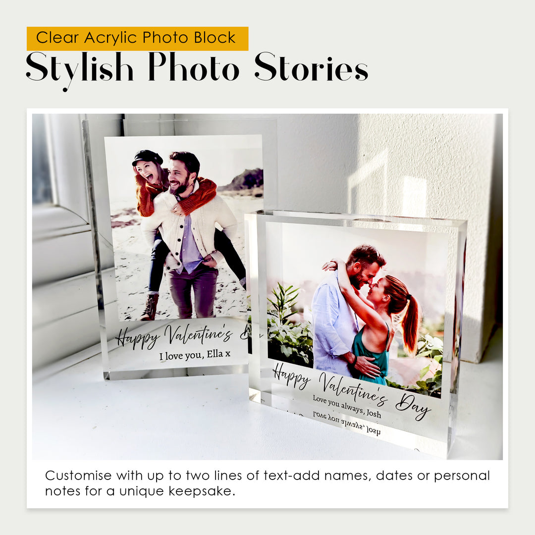 Personalised Acrylic Photo Block – Custom Photo Gift