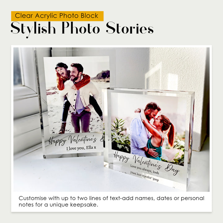 Personalised Acrylic Photo Block – Custom Photo Gift