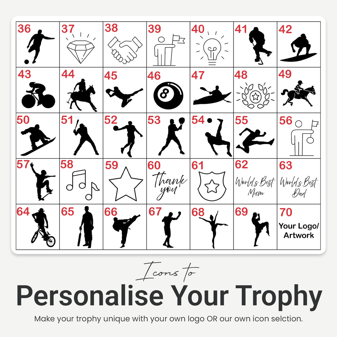 Personalised Corporate Acrylic Trophy – Custom Employee Awards