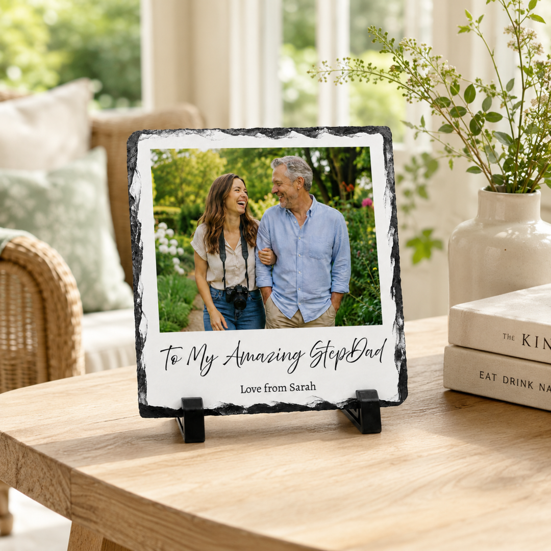 Personalised Father's Day Photo Slate