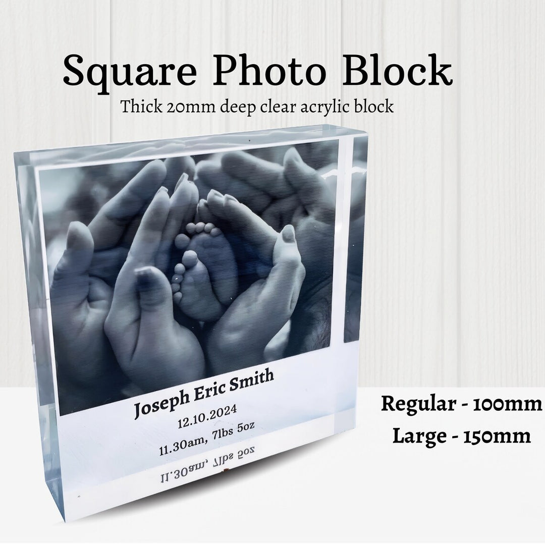 personalised baby photo frame