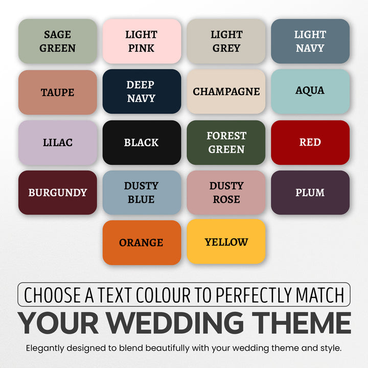 Personalised Bridesmaid Gift Bag – Luxury Colour Print Sticker