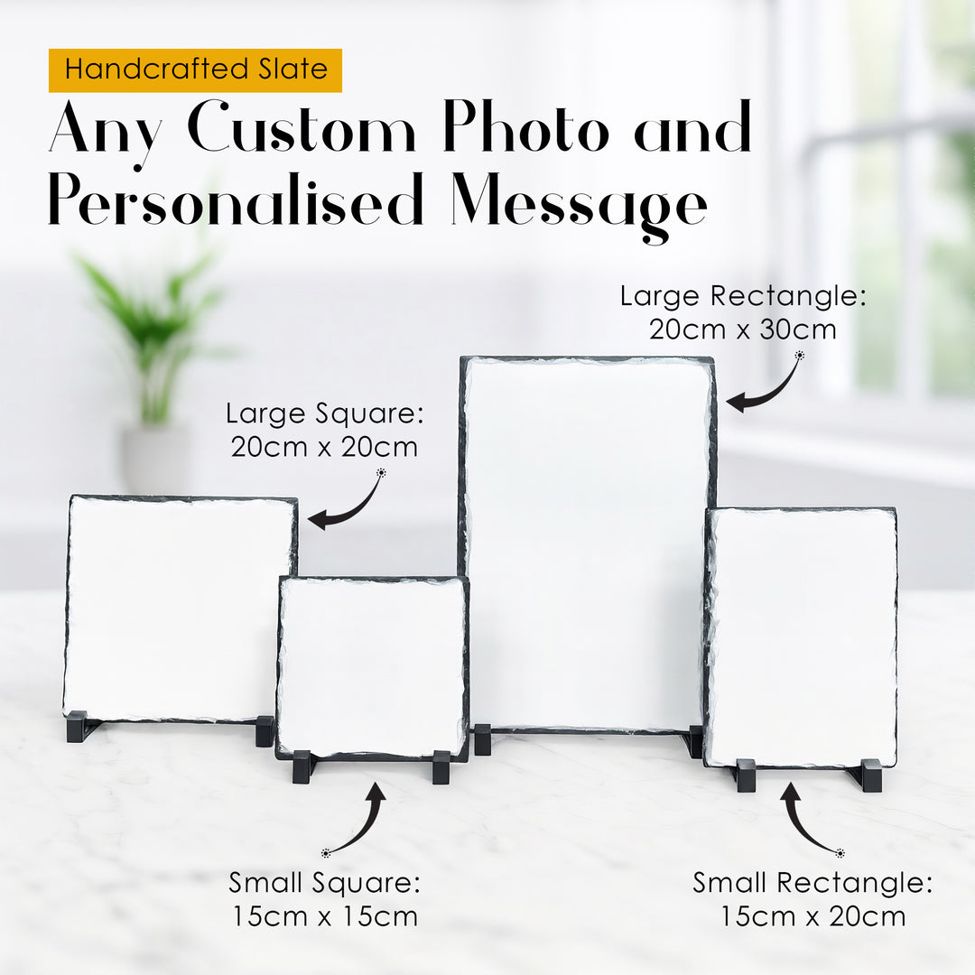 Personalised Father's Day Photo Slate