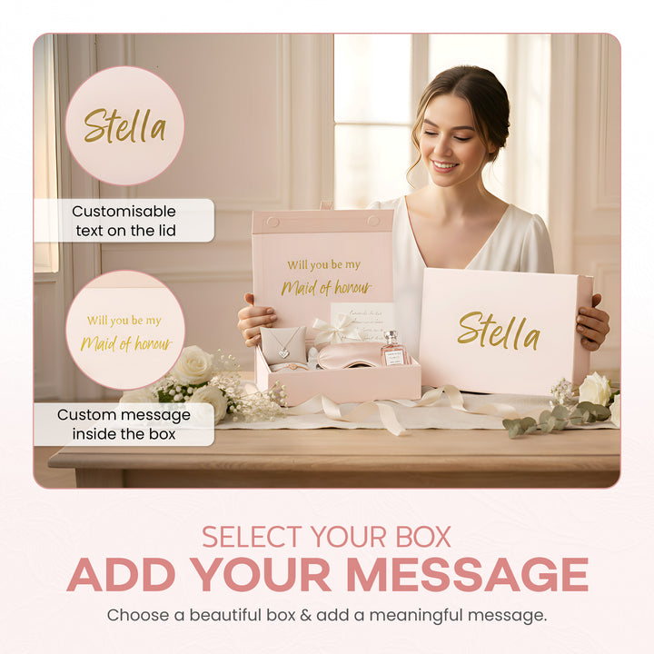 Personalised Bridesmaid Proposal Box – Keepsake Box