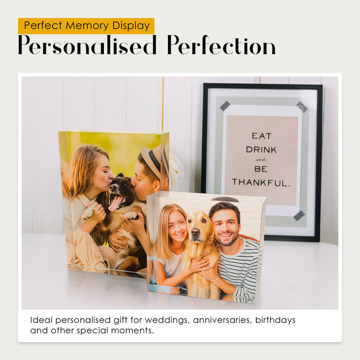 Personalised Acrylic Photo Block – Custom Photo Gift