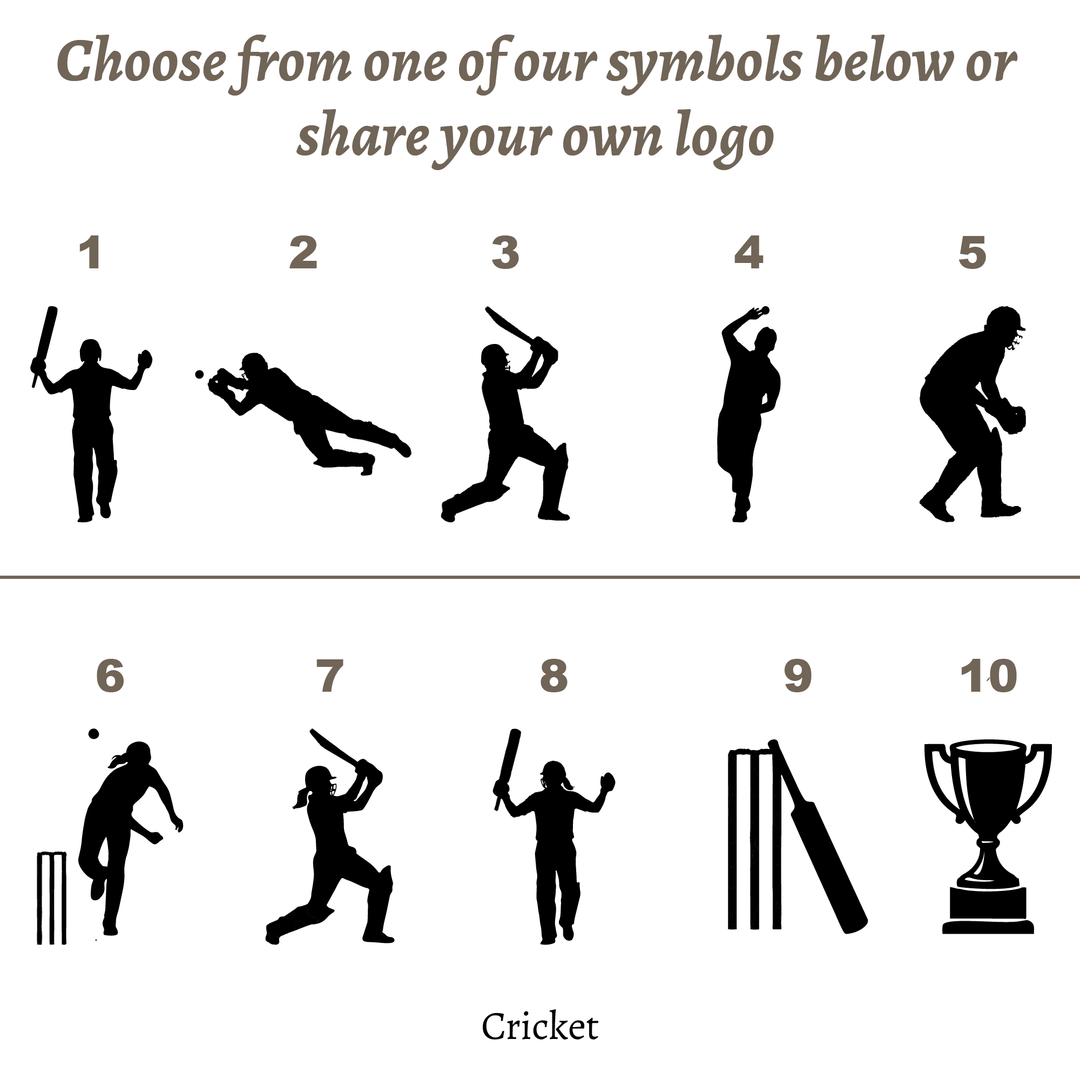 Personalised Cricket Trophy Award - UV Printed Onto a Premium Solid Acrylic Block - Available  6 Sizes