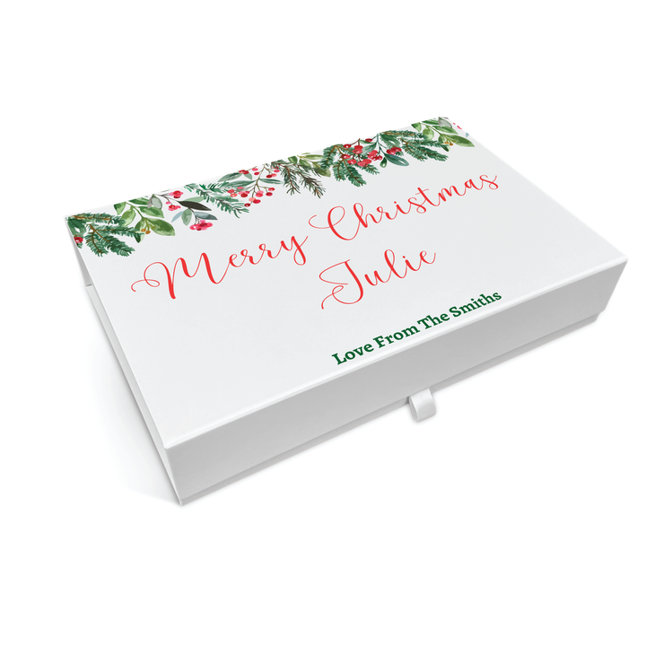 Personalised Christmas Gift Box - Evergreen Design