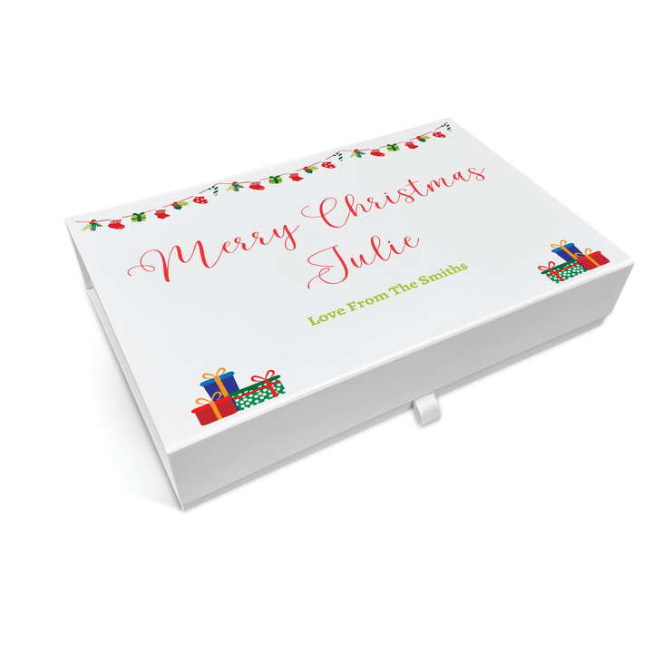Personalised Christmas Gift Box - Stockings Design