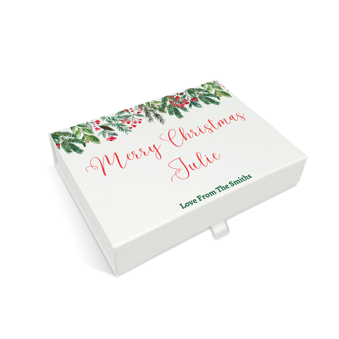 Personalised Christmas Gift Box - Evergreen Design