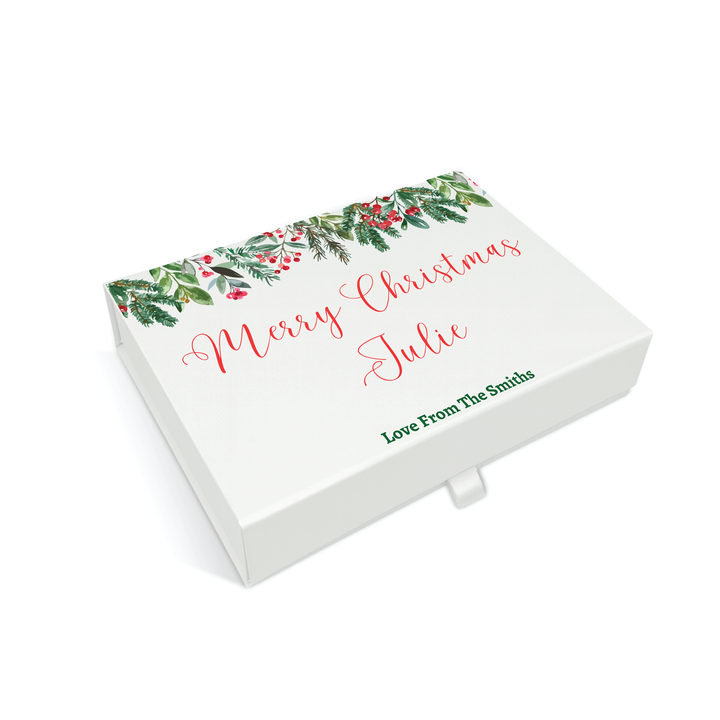 Personalised Christmas Gift Box - Evergreen Design