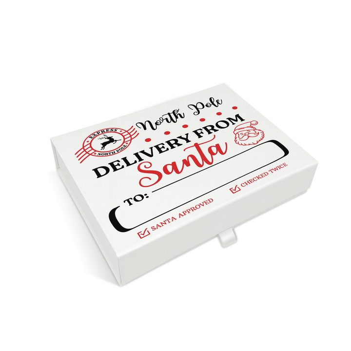 Personalised Christmas Gift Box - Santa Delivery Design