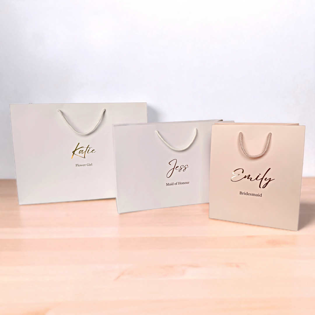 Personalised Bridesmaid & Maid of Honour Gift Bag - Wedding Favour