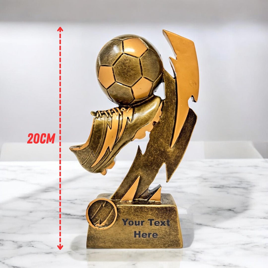 Personalised Football Trophy UK | Custom Resin Football Award