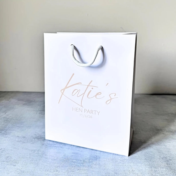 Personalised Hen Party Gift Bags - Custom Printed Hen Do Bags