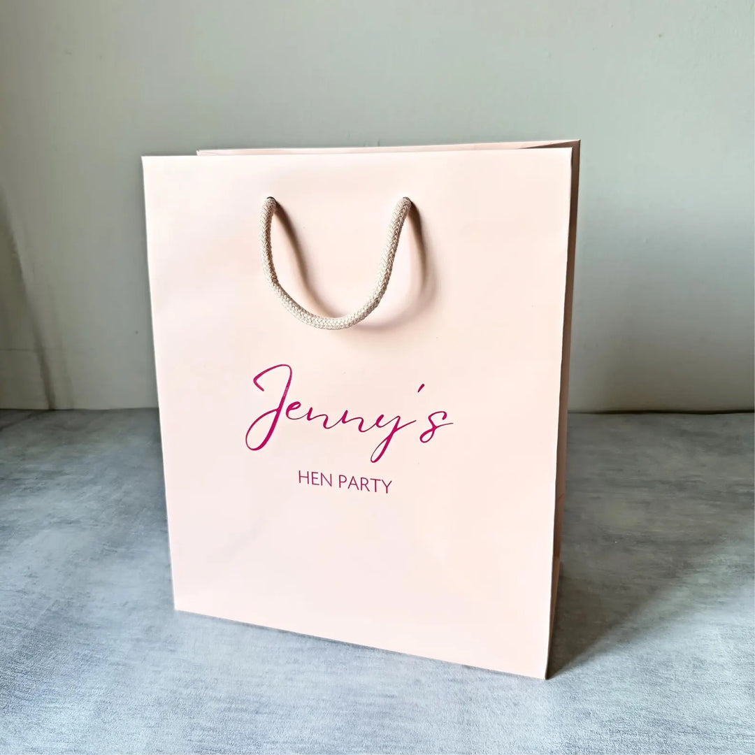 Personalised Hen Party Gift Bags - Custom Printed Hen Do Bags