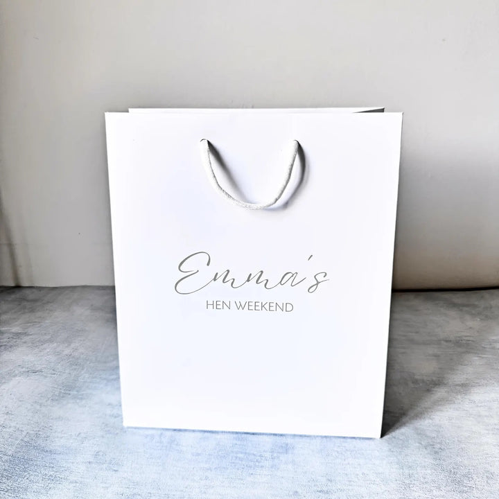 Personalised Hen Party Gift Bags - Custom Printed Hen Do Bags
