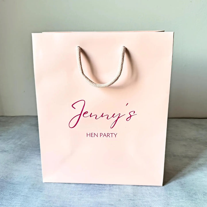 Personalised Hen Party Gift Bags - Custom Printed Hen Do Bags