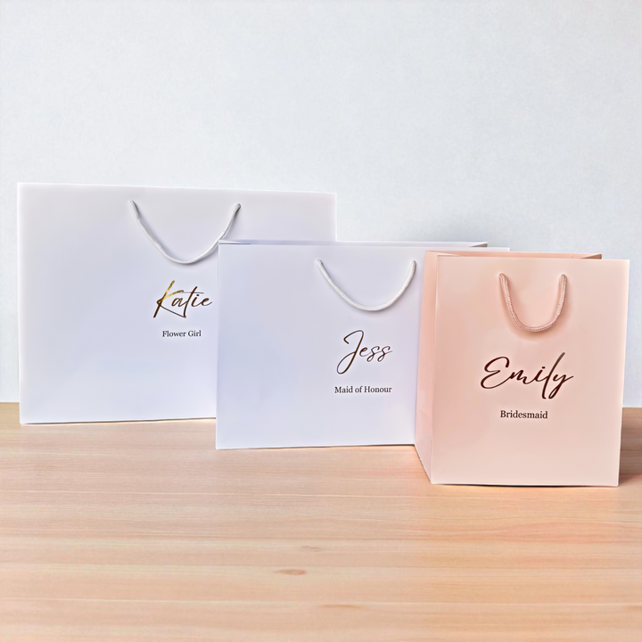 Personalised Bridesmaid & Maid of Honour Gift Bag - Wedding Favour
