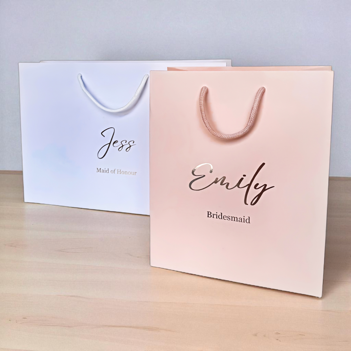 Personalised Bridesmaid & Maid of Honour Gift Bag - Wedding Favour