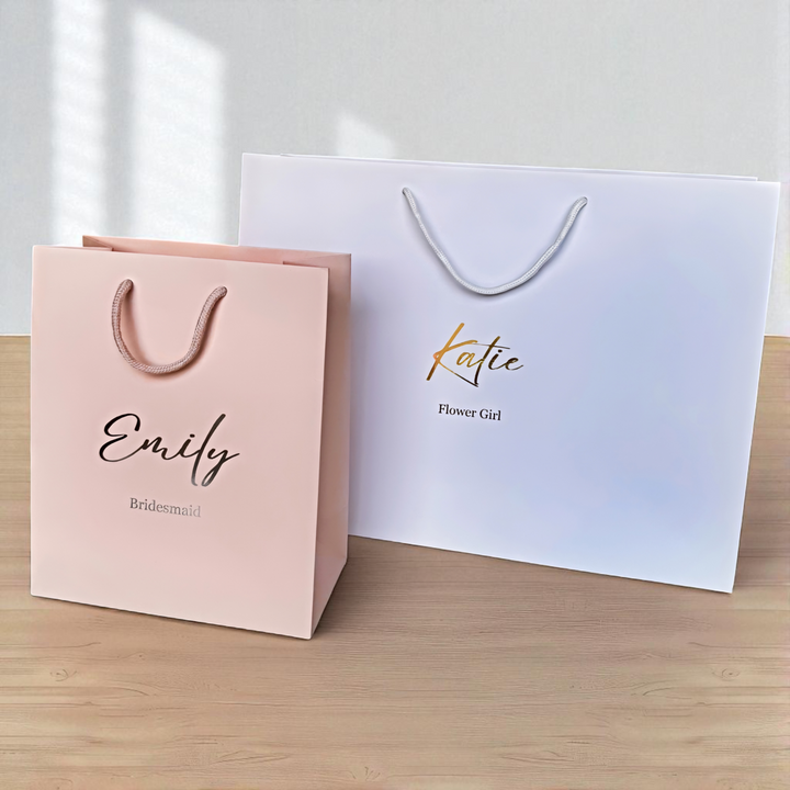 Personalised Bridesmaid & Maid of Honour Gift Bag - Wedding Favour