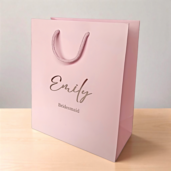 Personalised Bridesmaid & Maid of Honour Gift Bag - Wedding Favour