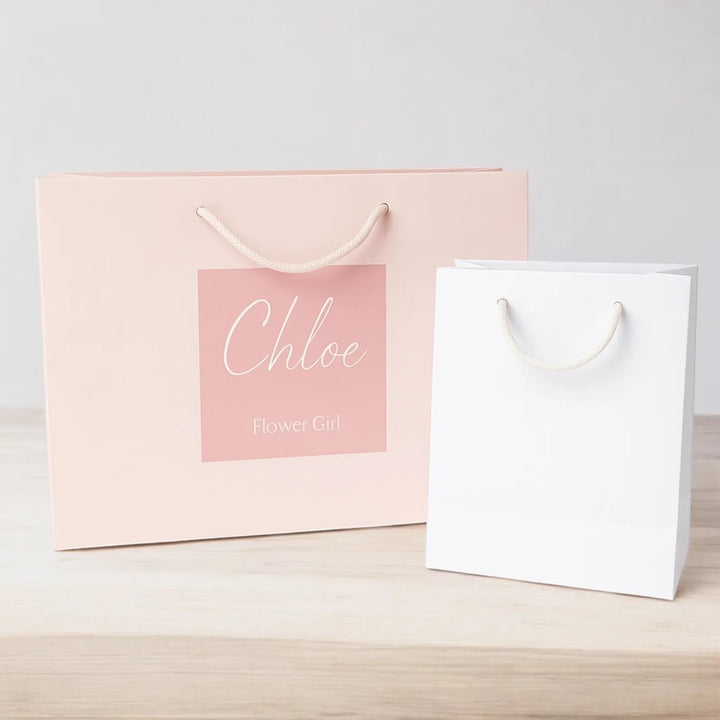 Personalised Bridesmaid Gift Bag - Custom Wedding Favour Bag