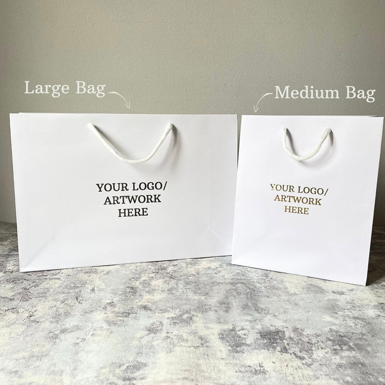 personalised gift bag with logo