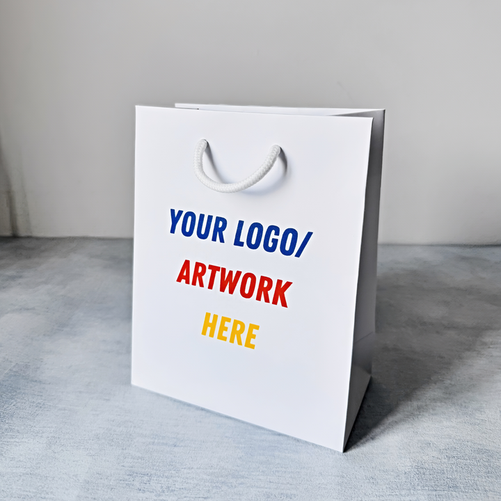 Personalised Paper Bags with Full-Colour Logo - Branded Gift Bags