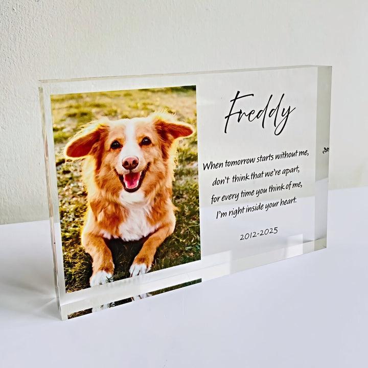 personalised pet memorial keepsake