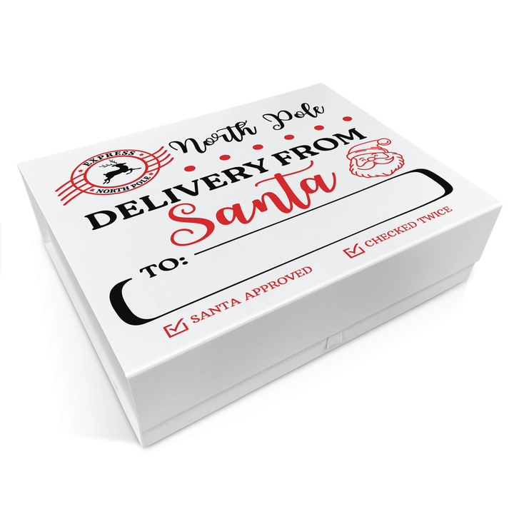 Personalised Christmas Gift Box - Santa Delivery Design