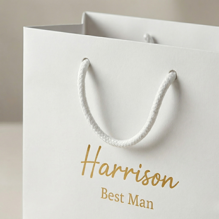 Personalised Bridesmaid Gift Bag – Luxury Foil Print