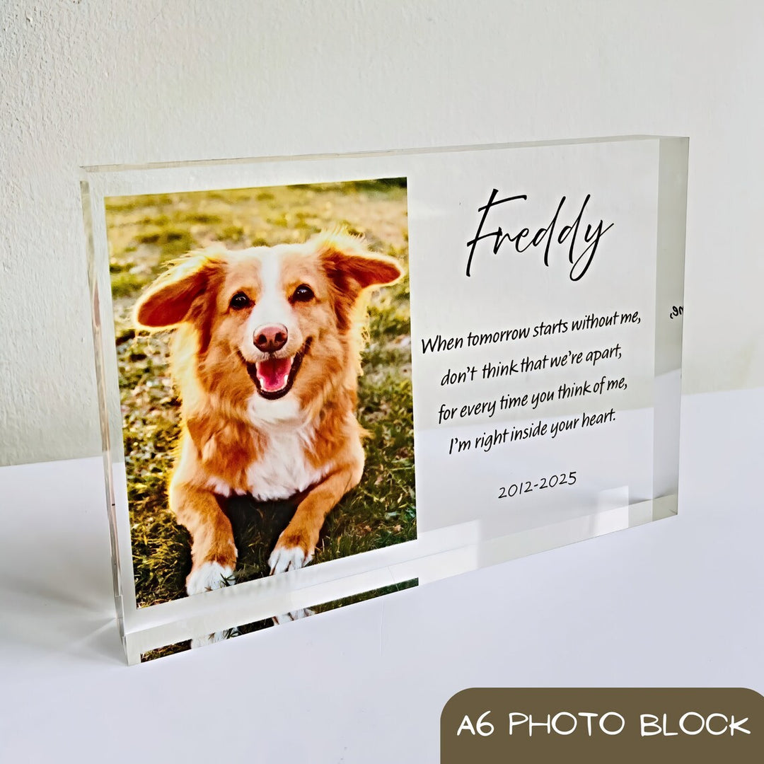 personalised pet memorial keepsake