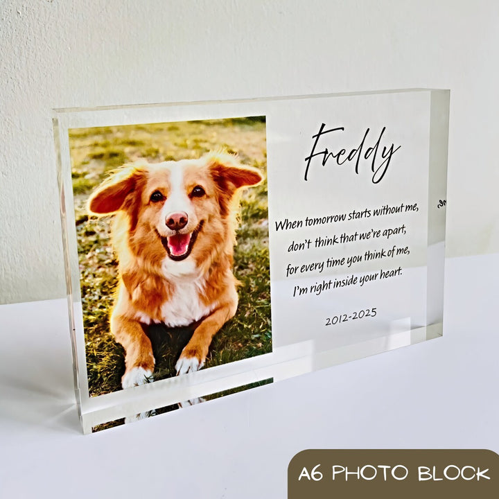 personalised pet memorial keepsake