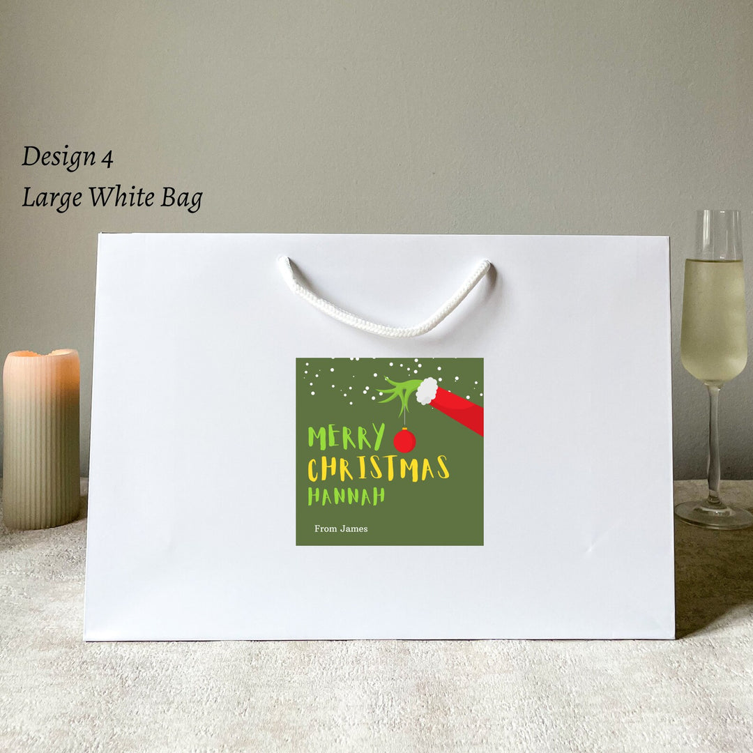 Christmas Gift Bag with Personalised Sticker