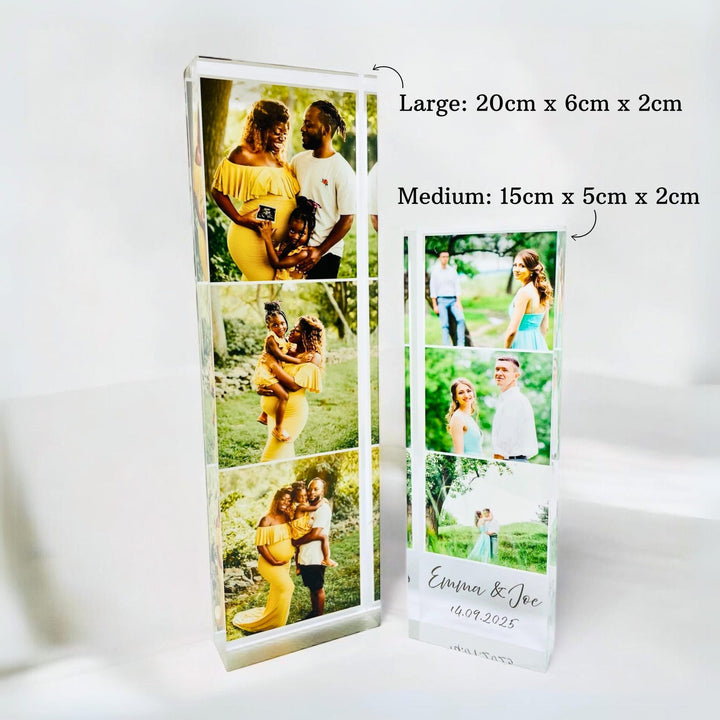 Tall Personalised Photo Block
