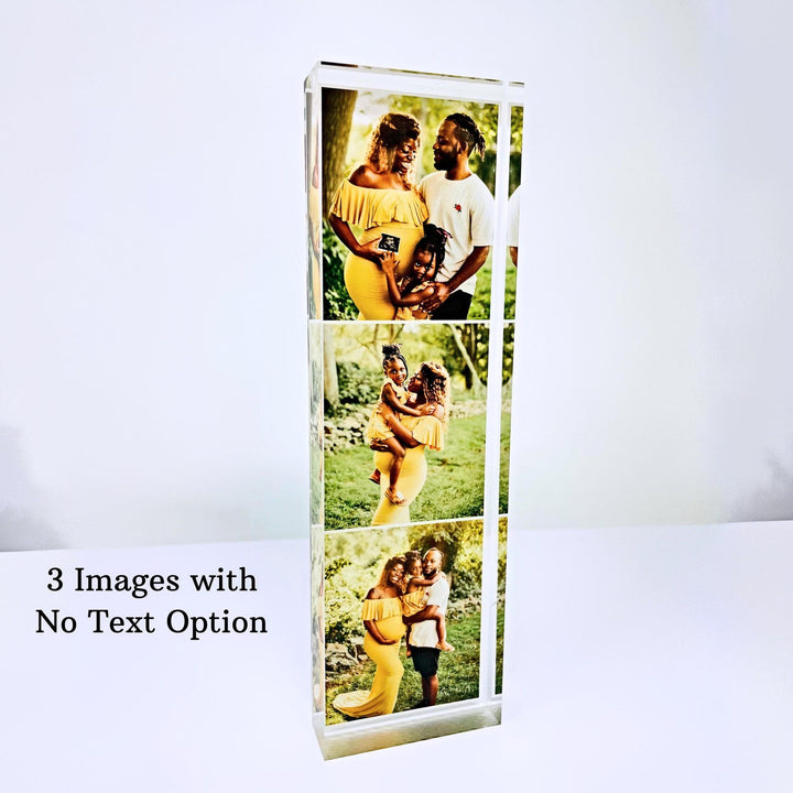 Tall Personalised Photo Block