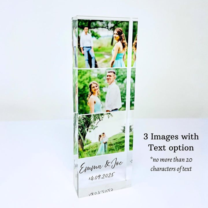 Tall Personalised Photo Block