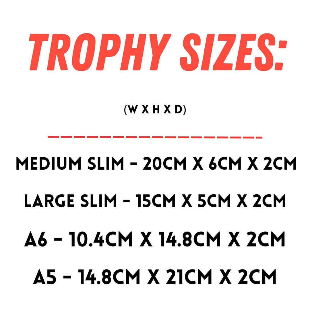 Personalised Funny Office Trophy perfect for secret santa end of year gifts