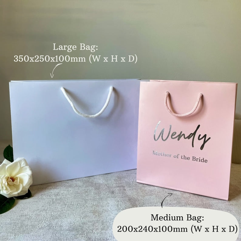 Personalised Bridesmaid Gift Bag | Luxury Wedding Gift Bag