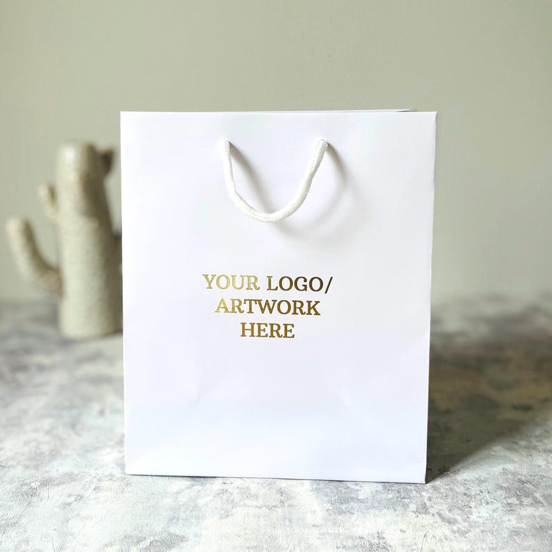 personalised gift bag with logo