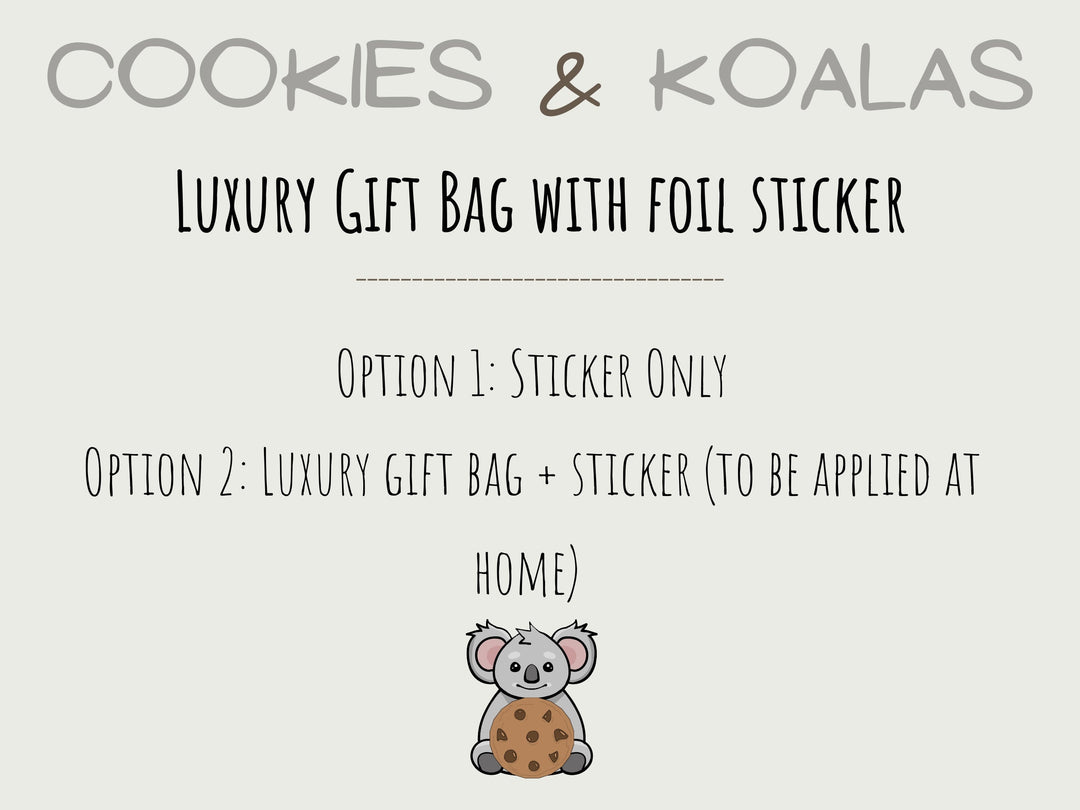 Personalised Bride To Be Foil Sticker & Gift Bags