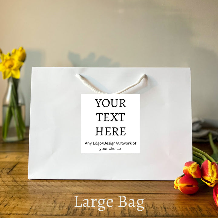 Personalised Corporate Gift Bags & Logo Stickers